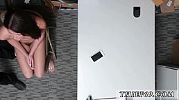 Petite teen in police uniform gets hardcore fucked by old man in this scene