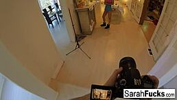 I feel Sarah Jessie's erotic touch during my massage from Alix Lynx