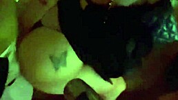 Hey, this hot blonde in uniform is getting so excited at the party, ready for some fun