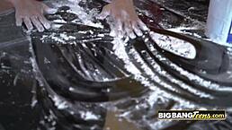 victoria june's ass cheeks floured up and ready to be fucked?