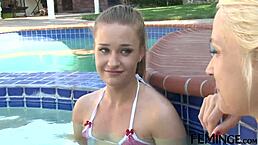 Oh, The 18 Year Old Stepsister Loves Pussy Licking!