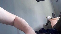 Wife gets punished with pussy fingering and ass slapping in garage