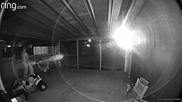 Caught On The Back Porch Sucking And Fucking A Big Dick While Taking A Hot Cream Pie