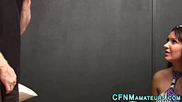 i watch this classy teen tug in cfnm