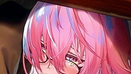 Is Mashu Giving A Stealthy Blowjob?