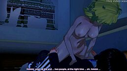 margeurite from one piece intensely sucks hard cock in hentai anime style