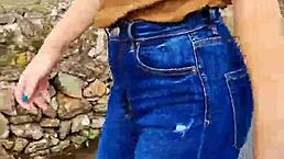 sexiest braless walk on the street ever