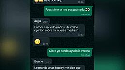 my neighbor invites me over to see her new lingerie