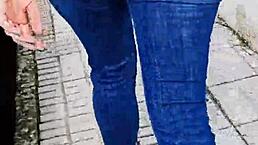 sexiest braless walk on the street ever