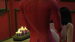 fucking the devil in this uncensored 3d hentai cartoon