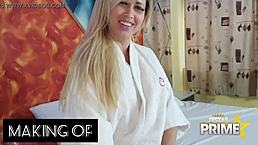 Behind the scenes with Mirella Mansur and Leo Ogro at the Prime party