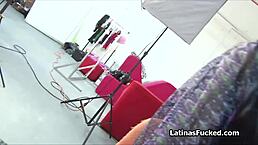 fucking latina newbie vanessa with small tits at the agency