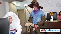 Interracial Gay Bangers Drilling Hard with Raw Cock Action