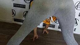 she's throwing that ass in the playhouse, shaking it while bent over