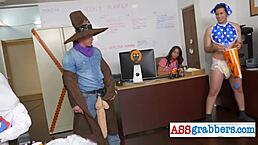 Interracial Gay Bangers Drilling Hard with Raw Cock Action