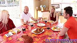 Teen eagerly gobbles dick, gets fucked hard, and receives a facial cumshot