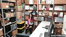 Sophia Leone's tight pussy drilled hard from behind by LP officer.