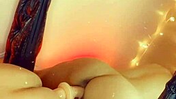 Watch my dripping pussy moan as I slide over your cock in doggystyle