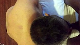 Why is that black shemale sucking so intensely?