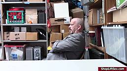 Mall Officer Fucks A Teen 18+ Shoplifter