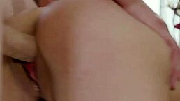 Naughty Teen 18+ Squirts While Young Guy Licks Her Trimmed Pussy