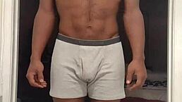 skinny girl working out at the gym