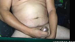 intense solo fleshlight session leads to hot cumshot