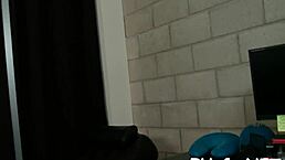 Excited teen girl with small tits gets rough blowjob and hardcore fucking