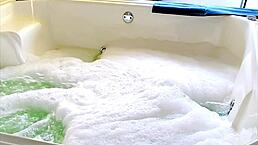 i'm having fun and sex in the jacuzzi with big cocks and tits