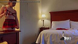 Quarantined teen fucks stepdad's love doll.