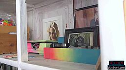 Playboy bunnies looking perfect on the set of a photoshoot