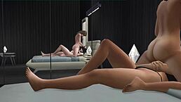 My New Roommate in The Sims 4 Futa Dorm Adventure Part 4