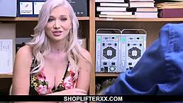 Shoplifting teen 18+ gets her pussy slammed by lp officer - emily right
