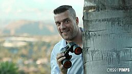 Hot Blonde Teen In Bikini Masturbates Outdoors Before Doggy Fuck