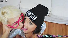 teens sucking huge cocks in pov group scene