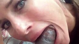 Sofie Marie, a Cheerleader Milf, Performs a POV Scene with a Big Black Actor