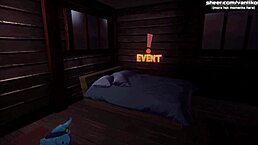 Hot anime elf teen gives stunning titjob after face-sitting with petite pussy in 1080p60fps gameplay