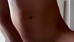 Look at that petite beauty masturbating