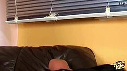 a lucky guy fills his girlfriend's holes and cums in her mouth