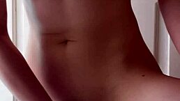 Look at that petite beauty masturbating