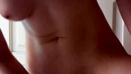 Look at that petite beauty masturbating