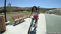 Elle Voneva drilled doggystyle while eating Vina Sky's pussy hard.