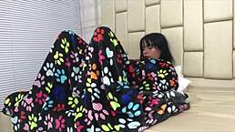 I catch my stepsister masturbating and fuck her with my big cock