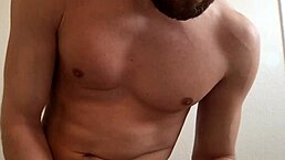 Hot Stud Squirts Cum In Bathtub After Body Show