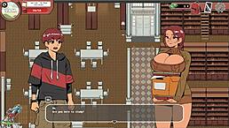 Nerdy Girl Gives Public Handjob in Library! Spooky Milk Life Hentai Game Ep 19 Rocks!