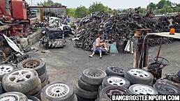 Fit Teen Anal Fucked Outdoors In Junk Junction