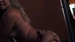 blonde teen valerie squirts from dildo bondage handjob first time