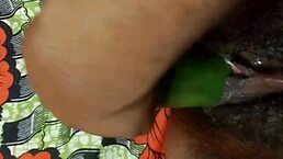 I am Cyndy Blackslave getting fucked by cucumber until squirt.