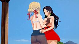 Violet And Cattleya Scissor Fiercely!