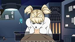 harley quinn blowjob cumshot in infinity crisis cartoon